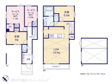 【埼玉県/川口市末広】川口市末広2丁目 新築一戸建て 間取り図