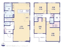 【埼玉県/川口市上青木西】川口市上青木西5丁目 新築一戸建て 間取り図
