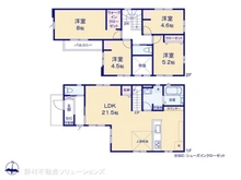 【埼玉県/川口市上青木西】川口市上青木西5丁目 新築一戸建て 間取り図