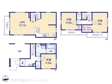 【埼玉県/川口市大字辻】川口市大字辻 新築一戸建て 間取り図