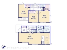 【埼玉県/川口市大字東貝塚】川口市大字東貝塚 新築一戸建て 間取り図