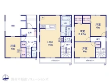 【埼玉県/川口市大字辻】川口市大字辻 新築一戸建て 間取り図