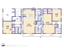 【埼玉県/川口市大字辻】川口市大字辻 新築一戸建て 間取り図