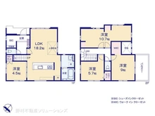 【埼玉県/川口市芝西】川口市芝西2丁目 新築一戸建て 間取り図