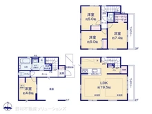【埼玉県/川口市上青木】川口市上青木2丁目 新築一戸建て 間取り図