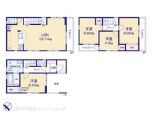 【埼玉県/川口市元郷】川口市元郷5丁目 新築一戸建て 間取り図