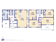 【埼玉県/川口市大字辻】川口市大字辻 新築一戸建て 間取り図