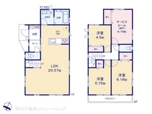 【埼玉県/川口市榛松】川口市榛松3丁目 新築一戸建て 間取り図