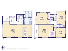 【埼玉県/川口市南町】川口市南町1丁目 新築一戸建て 間取り図