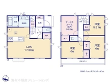 【埼玉県/川口市本蓮】川口市本蓮3丁目 新築一戸建て 間取り図