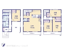 【埼玉県/川口市柳崎】川口市柳崎3丁目 新築一戸建て 間取り図