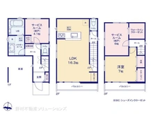 【埼玉県/川口市芝】川口市芝2丁目 新築一戸建て 間取り図