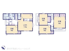 【埼玉県/川口市鳩ヶ谷本町】川口市鳩ヶ谷本町4丁目 新築一戸建て 間取り図