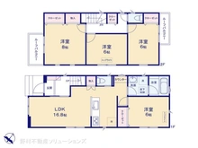 【埼玉県/川口市鳩ヶ谷本町】川口市鳩ヶ谷本町4丁目 新築一戸建て 間取り図