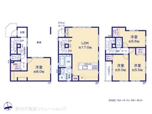 【埼玉県/川口市芝富士】川口市芝富士1丁目 新築一戸建て 間取り図