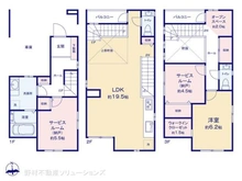 【埼玉県/川口市飯塚】川口市飯塚1丁目 新築一戸建て 間取り図