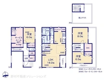【埼玉県/川口市大字安行領根岸】川口市大字安行領根岸 新築一戸建て 間取り図