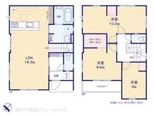 【埼玉県/川口市弥平】川口市弥平1丁目 新築一戸建て 間取り図