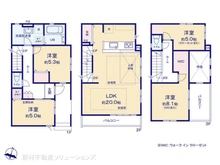 【埼玉県/川口市大字芝】川口市大字芝 新築一戸建て 間取り図