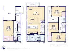 【埼玉県/川口市大字芝】川口市大字芝 新築一戸建て 間取り図