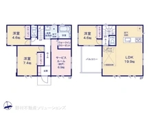 【埼玉県/川口市芝富士】川口市芝富士2丁目 新築一戸建て 間取り図