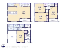 【埼玉県/川口市芝西】川口市芝西2丁目 新築一戸建て 間取り図