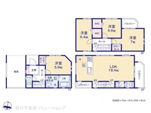 【埼玉県/川口市前川】川口市前川4丁目 新築一戸建て 間取り図