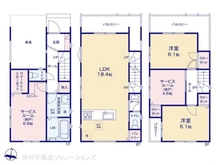 【埼玉県/川口市前川】川口市前川4丁目 新築一戸建て 間取り図