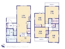 【埼玉県/川口市戸塚東】川口市戸塚東3丁目 新築一戸建て 間取り図