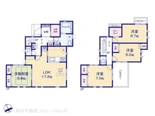 【埼玉県/川口市坂下町】川口市坂下町4丁目 新築一戸建て 間取り図