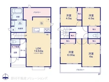 【埼玉県/川口市安行出羽】川口市安行出羽5丁目 新築一戸建て 間取り図