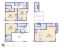 【埼玉県/川口市芝下】川口市芝下3丁目 新築一戸建て 間取り図