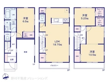 【埼玉県/川口市南町】川口市南町1丁目 新築一戸建て 間取り図