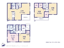 【埼玉県/川口市坂下町】川口市坂下町3丁目 新築一戸建て 間取り図