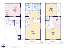 【埼玉県/川口市芝】川口市芝2丁目 新築一戸建て 間取り図