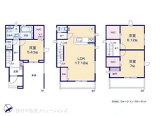 【埼玉県/川口市芝西】川口市芝西1丁目 新築一戸建て 間取り図
