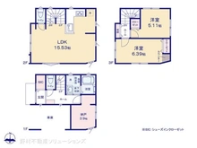 【埼玉県/川口市並木】川口市並木1丁目 新築一戸建て 間取り図