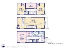 【神奈川県/川崎市高津区梶ケ谷】川崎市高津区梶ケ谷3丁目 新築一戸建て 間取り図