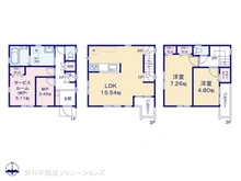 【神奈川県/川崎市高津区新作】川崎市高津区新作6丁目 新築一戸建て 間取り図