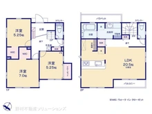 【神奈川県/川崎市高津区子母口】川崎市高津区子母口 新築一戸建て 間取り図