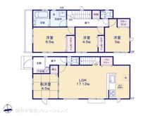 【東京都/三鷹市上連雀】三鷹市上連雀6丁目 新築一戸建て 間取り図