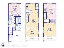 【東京都/大田区中央】大田区中央6丁目 新築一戸建て 間取り図