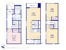 【東京都/大田区大森南】大田区大森南3丁目 新築一戸建て 間取り図