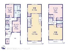 【東京都/大田区中央】大田区中央6丁目 新築一戸建て 間取り図