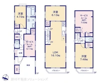 【東京都/大田区中央】大田区中央6丁目 新築一戸建て 間取り図