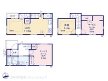 【東京都/大田区大森西】大田区大森西4丁目 新築一戸建て 間取り図