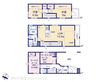 【東京都/大田区西蒲田】大田区西蒲田2丁目 新築一戸建て 間取り図