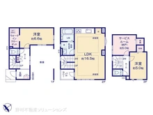 【東京都/葛飾区柴又】葛飾区柴又3丁目 新築一戸建て 間取り図