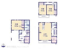 【東京都/江戸川区北小岩】江戸川区北小岩8丁目 中古一戸建て 間取り図