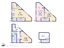 【東京都/葛飾区東新小岩】葛飾区東新小岩4丁目 新築一戸建て 間取り図